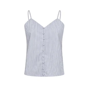 LEVETE ROOM Riss 2 top - White Combi